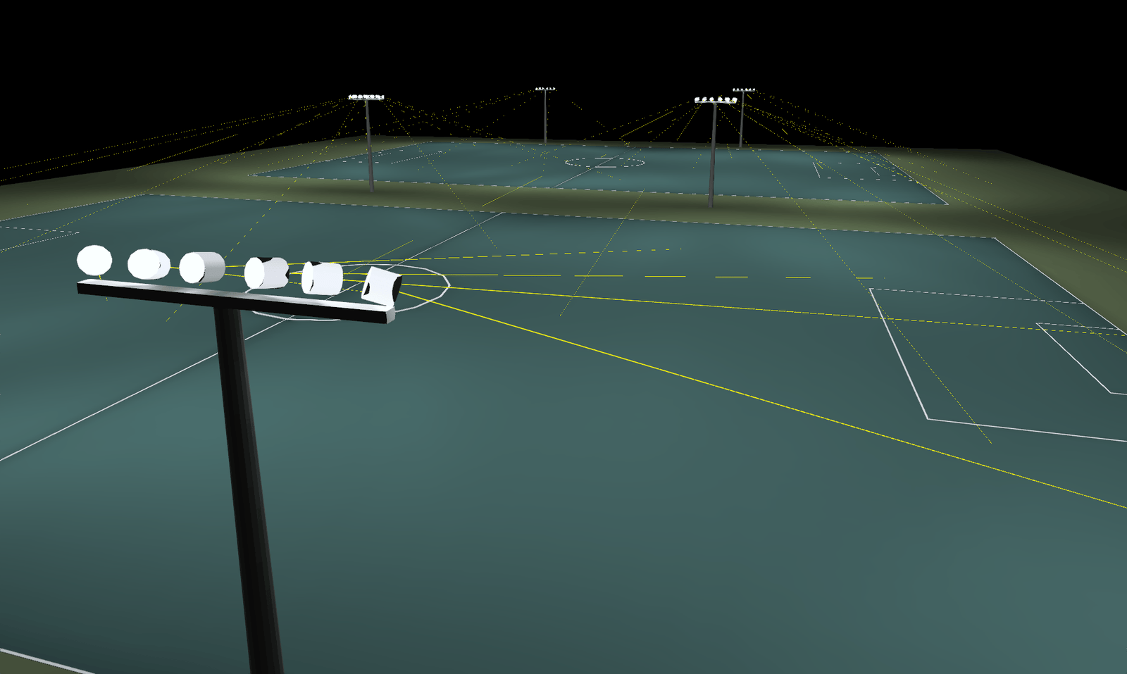Double Soccer Field Lighting Case Study