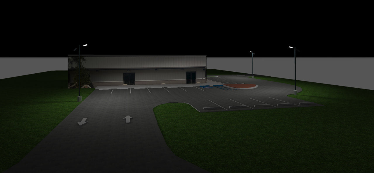 LED Parking Lot Lighting Case Study