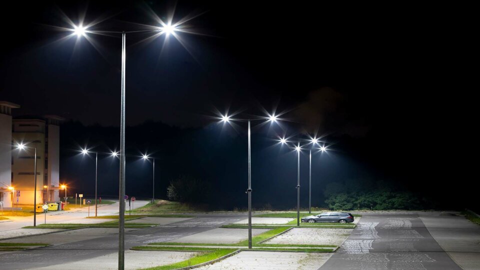 Why do LED floodlights become dim after a period of use?