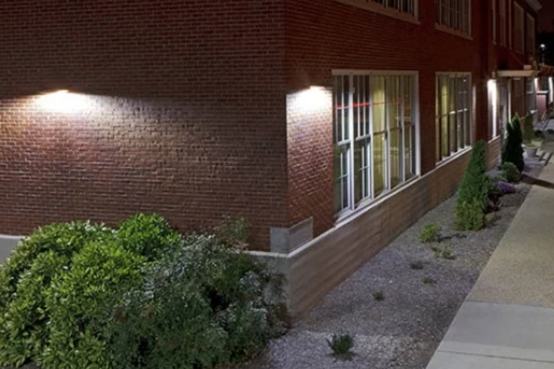 Commercial Lighting Design Using LED Wall Pack and High Bay Lights