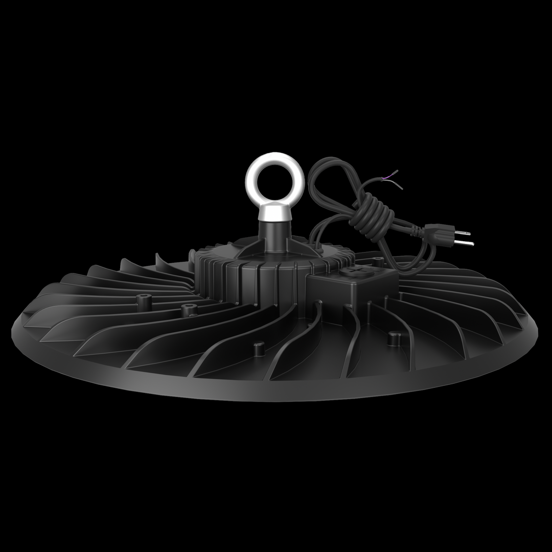 Black LED UFO High Bay Light HB10 with power cord