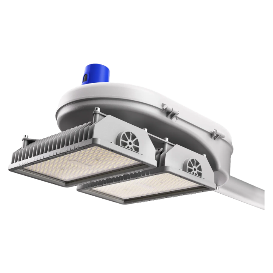 White HM01-S 800W Round High Pole Light Strip Sensor