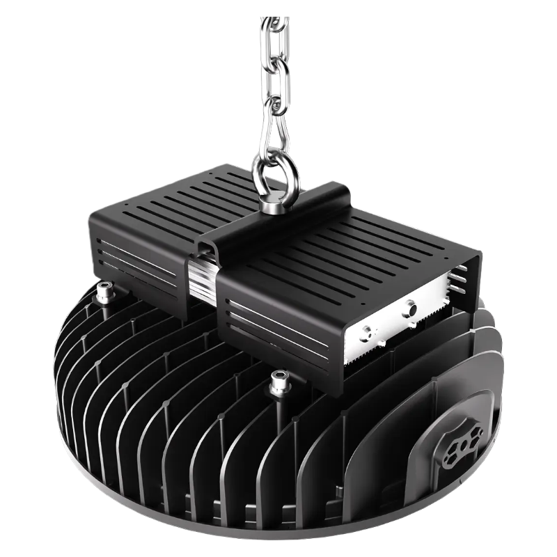 LED UFO High Bay Light HB12 with chain and battery