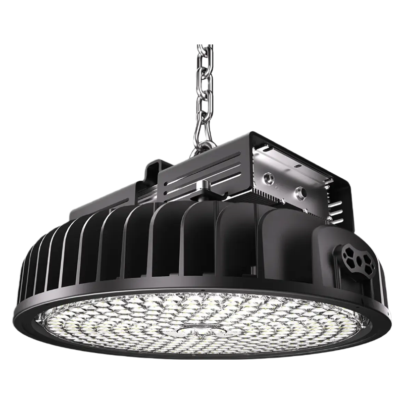 LED UFO High Bay Light HB12 with chain and battery