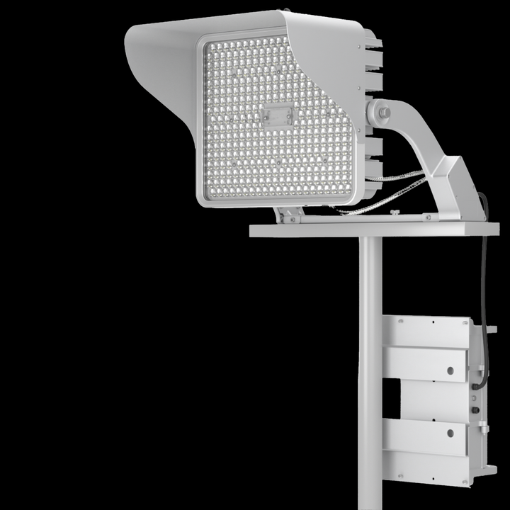 White LED motion-sensing light FL09 with bracket