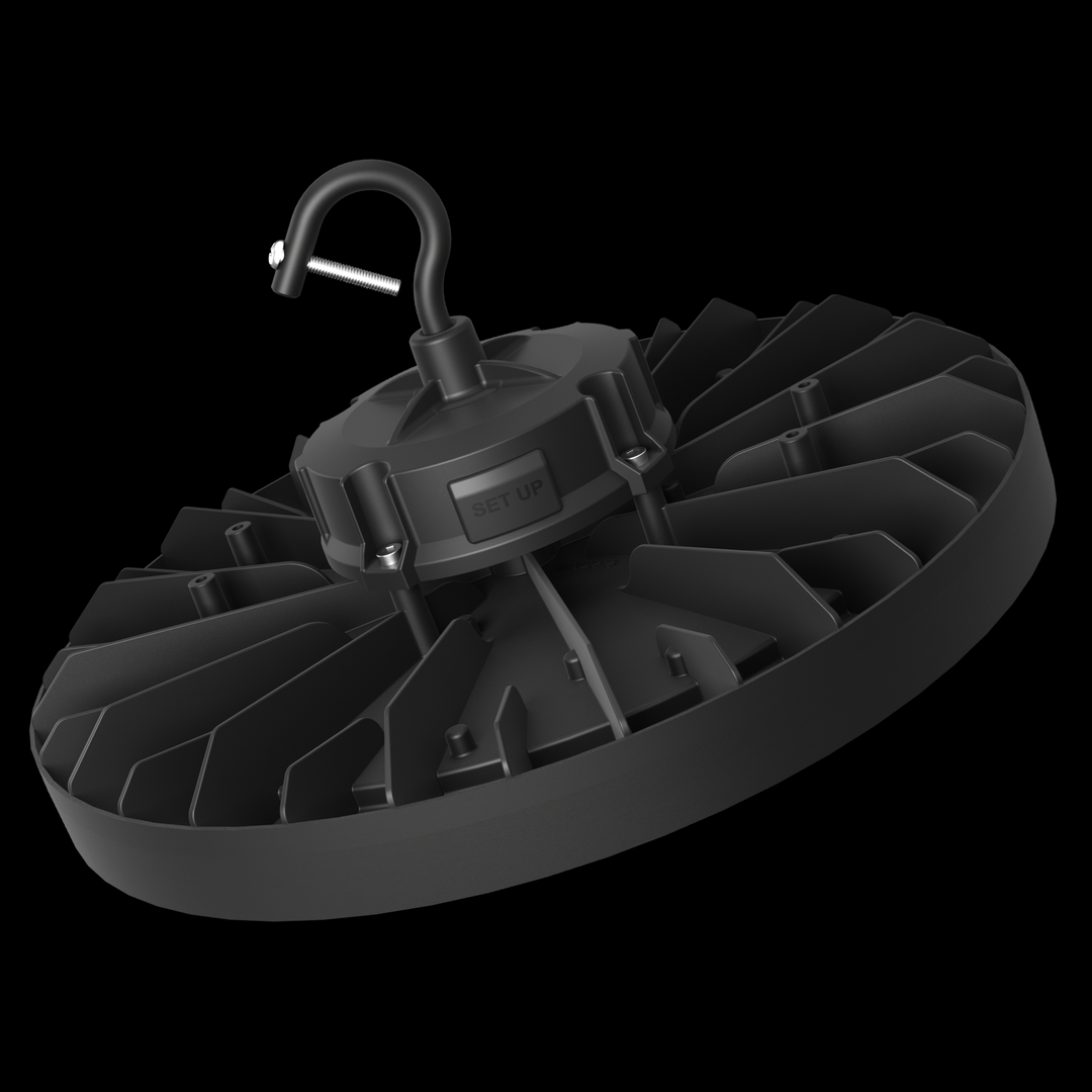 Black LED UFO High Bay Light HB12 with hook